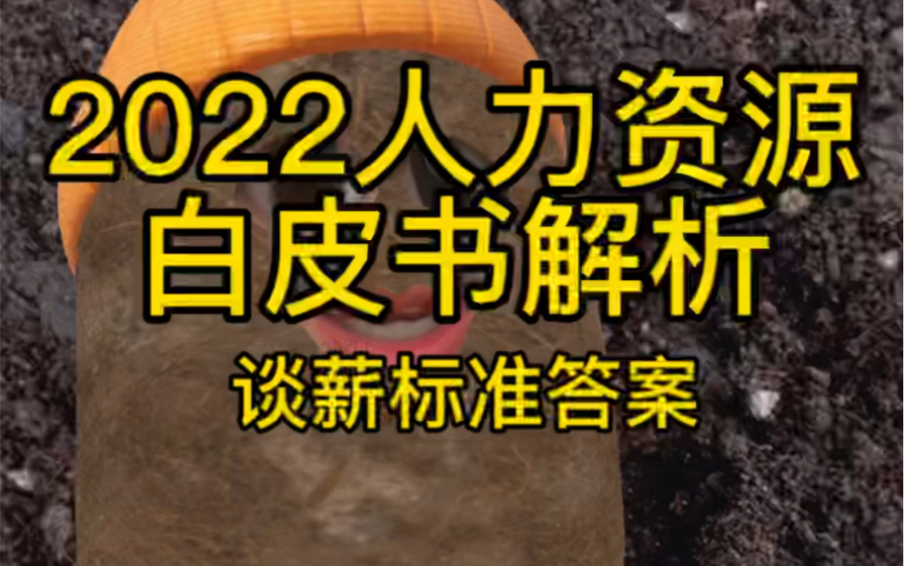 [图]谈薪标准答案—2022人力资源白皮书