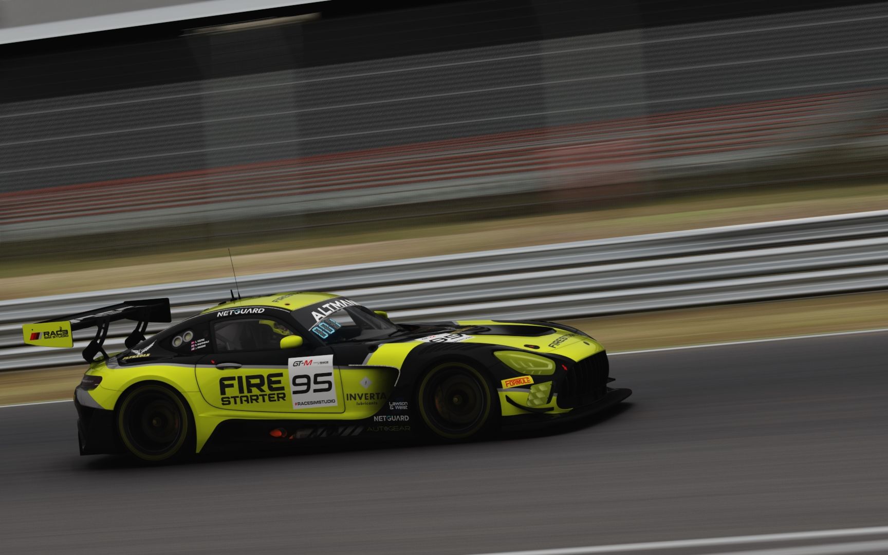 【assetto corsa】试试rss gt-m系列的新车 amg gt3 evo