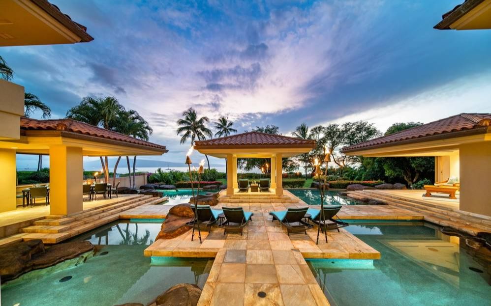 4k「luxury home」夏威夷自然系豪宅 ~ 20 kai ala dr, lahaina_哔哩