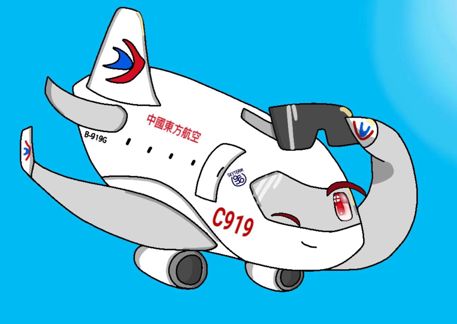 c919图片手绘图片