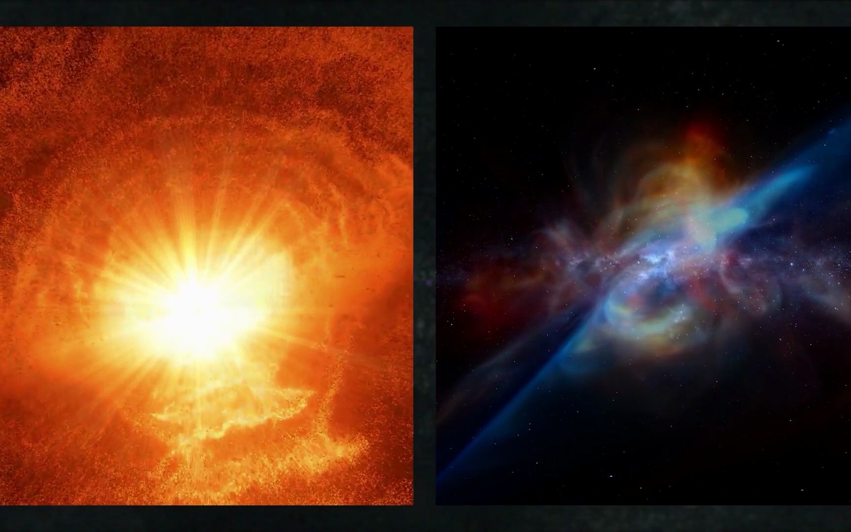 天空中看到超新星爆发
