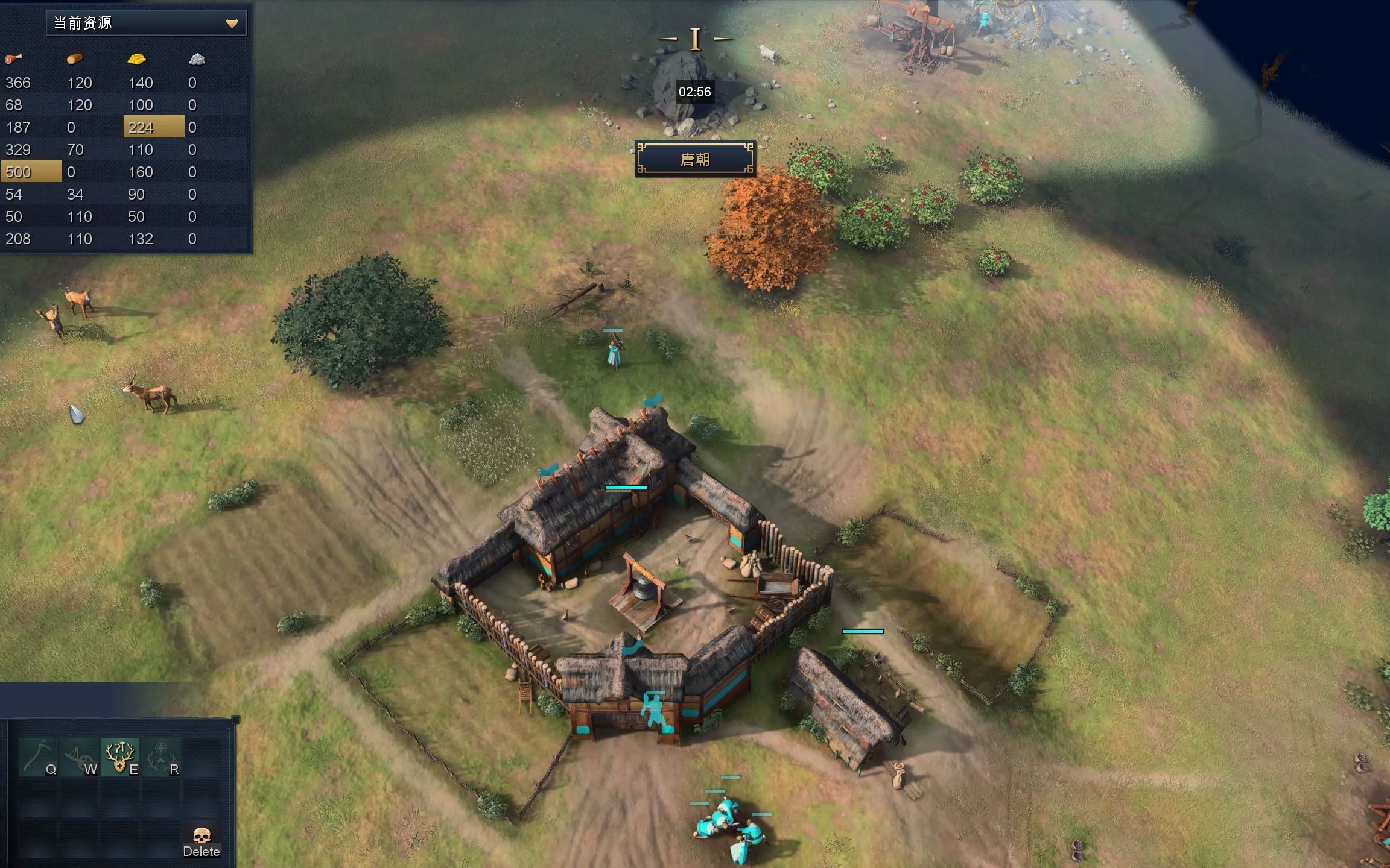 帝国时代44v4中国速三本元朝火长矛