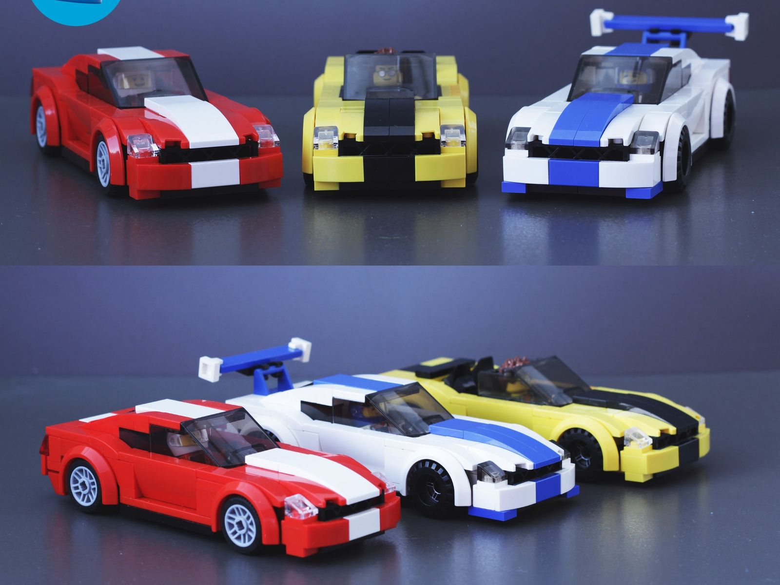 【rb】moc-10850 ford mustang 2015-1【jerrybuildsbricks】[2017]