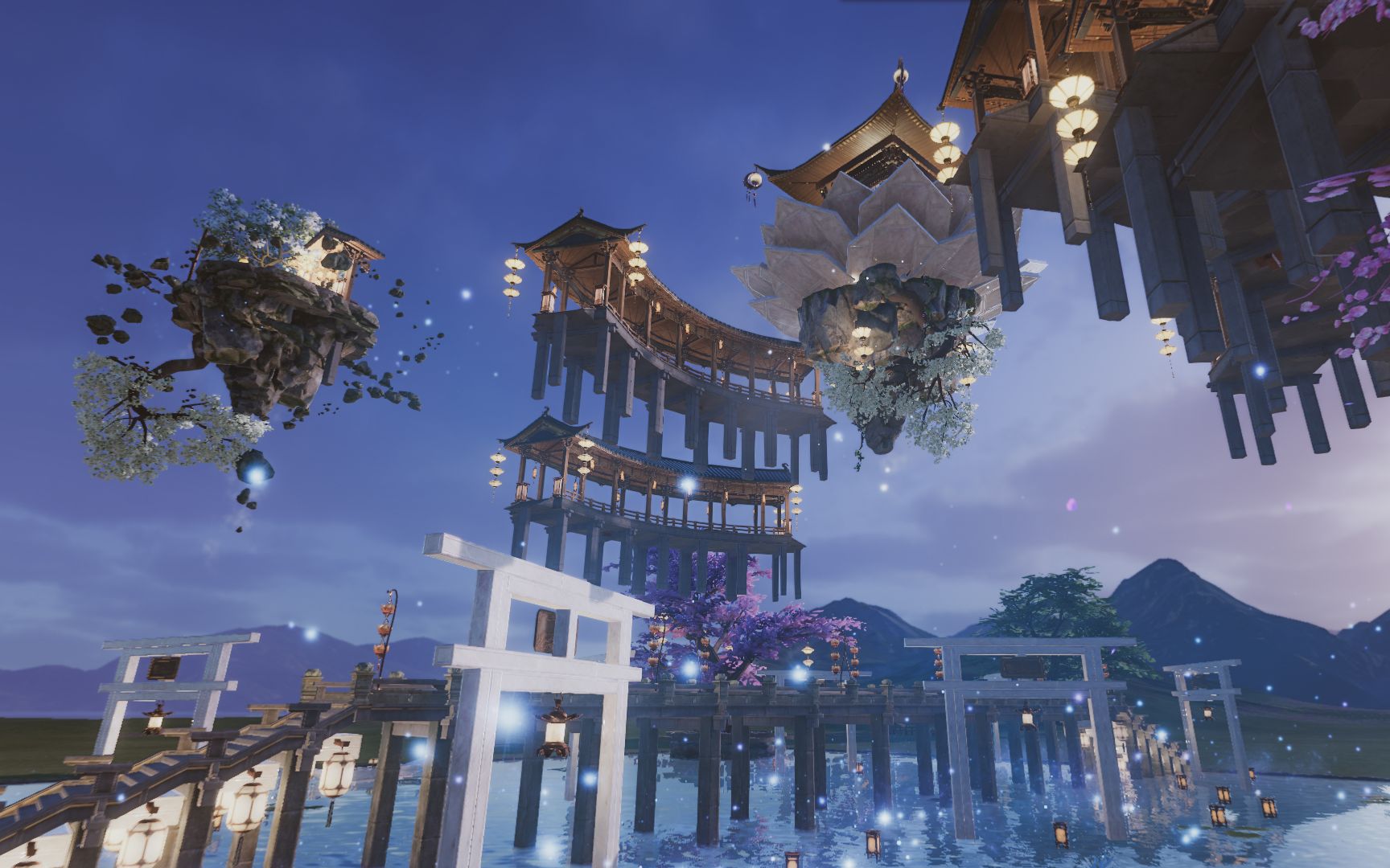 【剑网3家园】小啾鸟-《瑶台承梦》仙府浮空梦境11周年贺蓝图