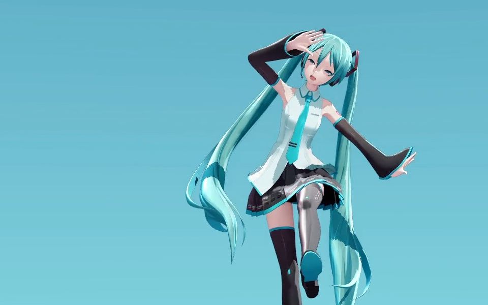 【mmd】rem式初音未来~愛言葉Ⅳ~固定镜头【动作配布】