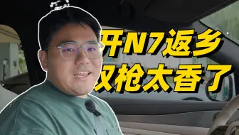 开腾势N7高速返乡，是谁说双枪充电没用？