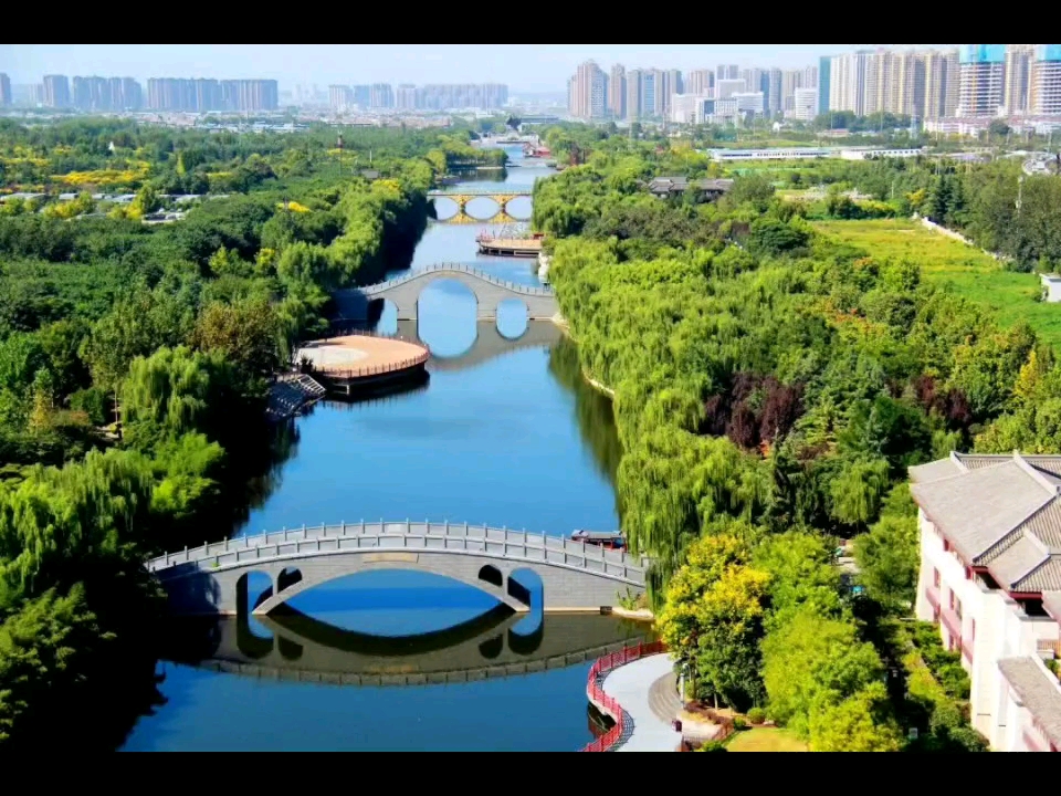 西安汉城湖公园图片