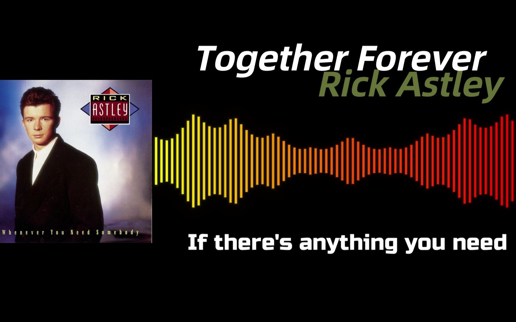 [图]音乐纯享：Rick Astley - Together Forever (1987)