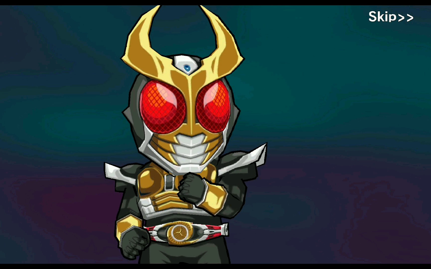 假面骑士战斗突击 速六星 假面骑士agito 大地形态 必杀演示