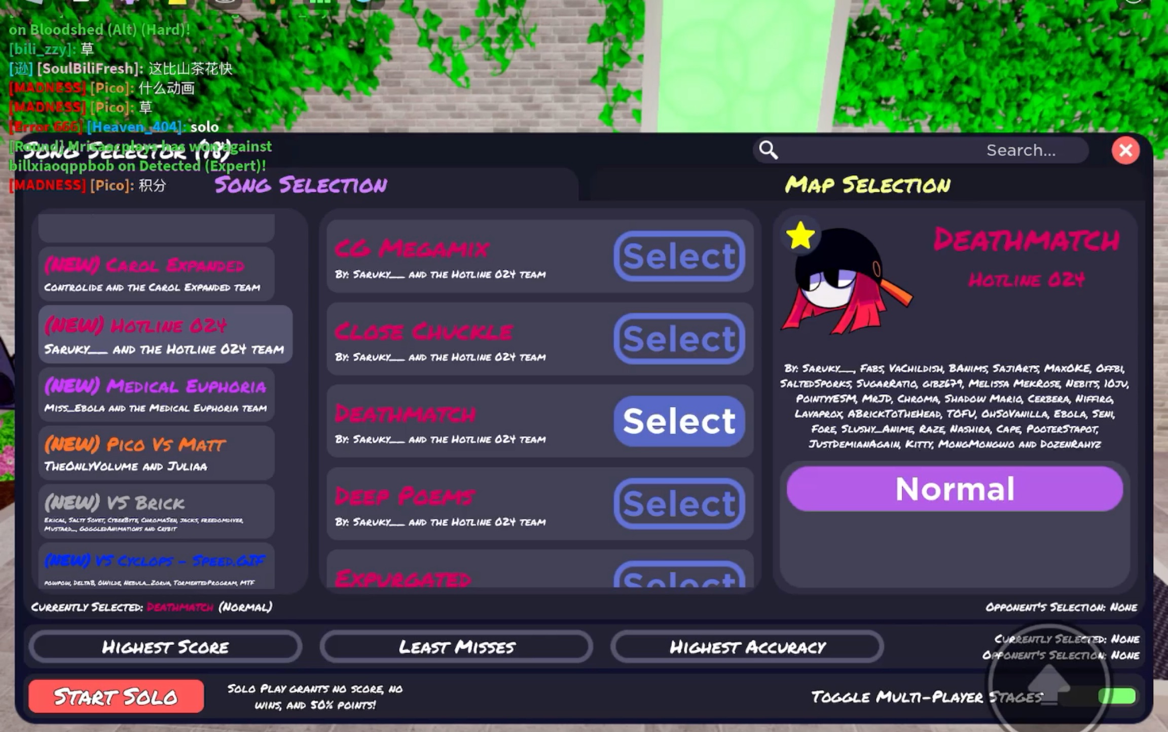 【roblox动感星期五】deathmatch初见9miss