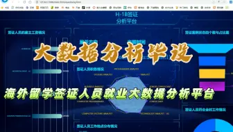 基于Hadoop+hive的海外留学签证人员就业大数据分析平台