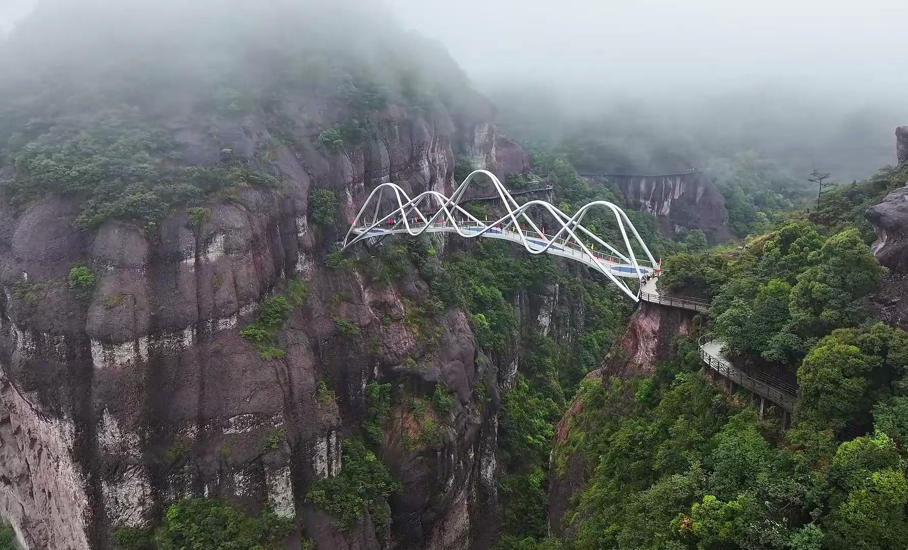 浙江神仙居航拍美景