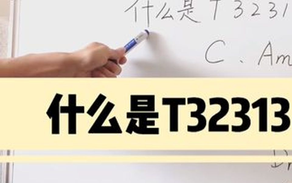 吉他老师总建议右手节奏型是T3231323,到底T是什么含义?哔哩哔哩bilibili