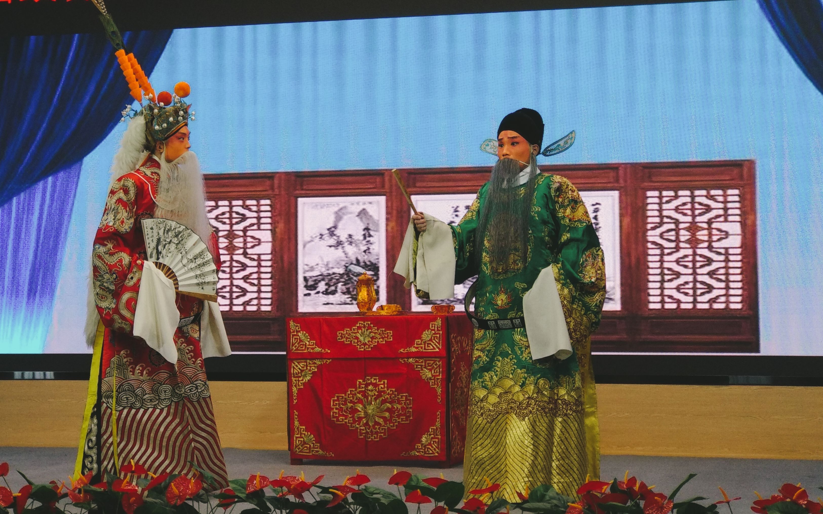 第一次票戏!《珠帘寨74解宝》对唱~_哔哩哔哩_bilibili