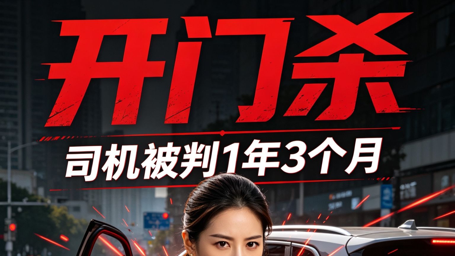 开个车门，司机被判1年3个月？😱