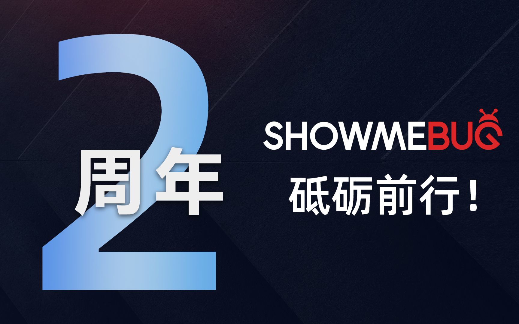 ShowMeBug 两周年!砥砺前行,做中国最强最棒的技术评估与在线 Coding 面试平台哔哩哔哩bilibili