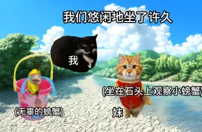 Download Video: 【猫meme】带6岁的妹妹去江边玩这件事