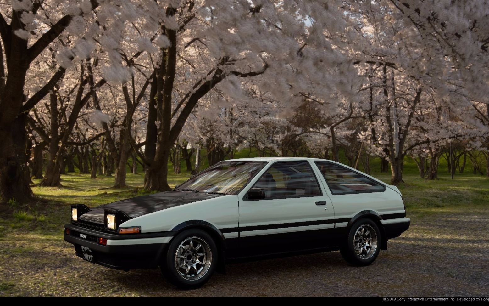 gtsportae86终于来了就算漂移漂得菜也要漂一下手柄操作