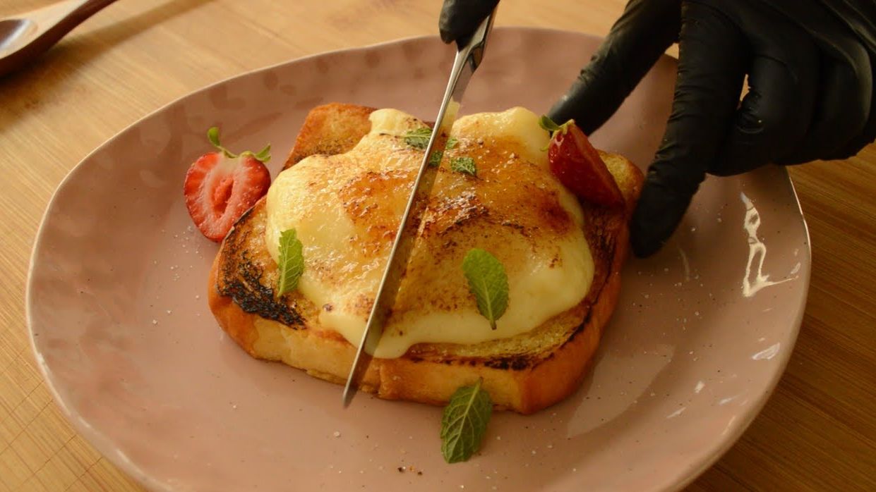 焦糖布丁吐司,奢华精致的法式早餐甜点!(美食烘焙教程)