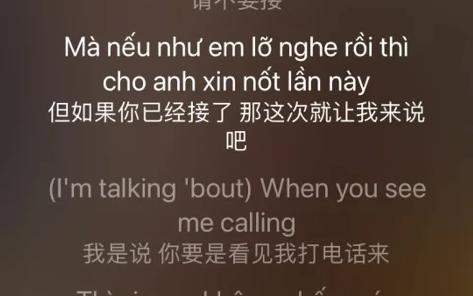 [图]日推歌曲：Xin Đừng Nhấc Máy（Remix）