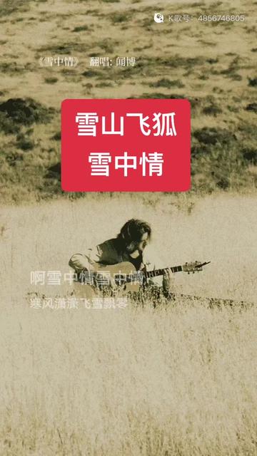 雪山飞狐雪中情.