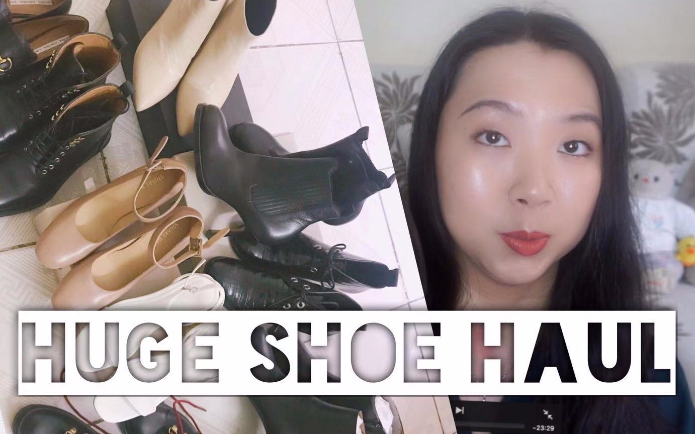 Shoe Haul 8双新鞋分享 我爱秋冬靴子! Celine, Stuart Weitzman, Rag&Bone, COS, &Otherstories..哔哩哔哩bilibili