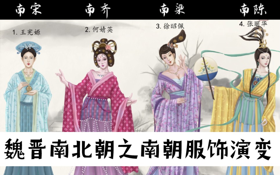 [图]不为人知的南朝服饰，乱世凄美的汉风！