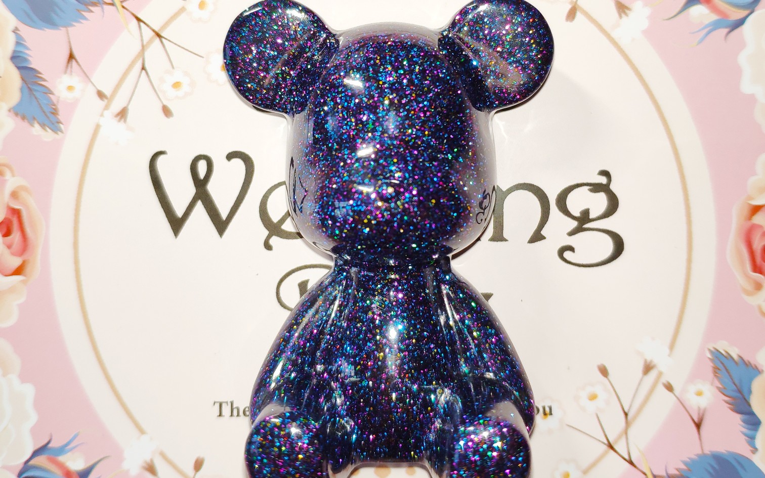 【滴胶】加入致死量的闪粉做出的星空熊会是什么样_哔哩哔哩 (゜-゜)