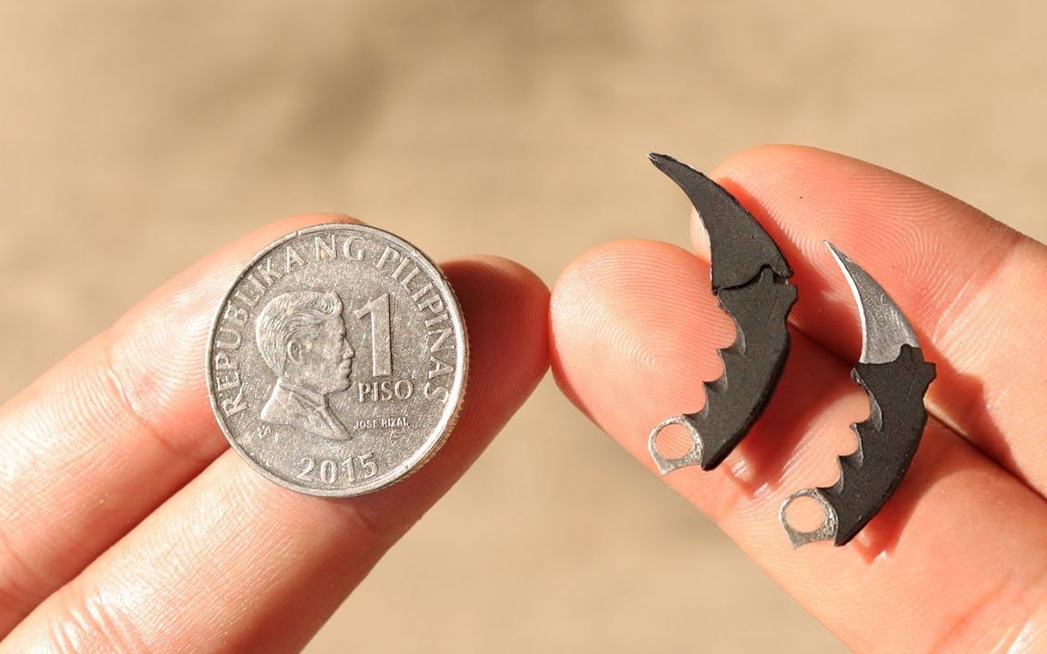 制做世界上最小的csgo爪子刀