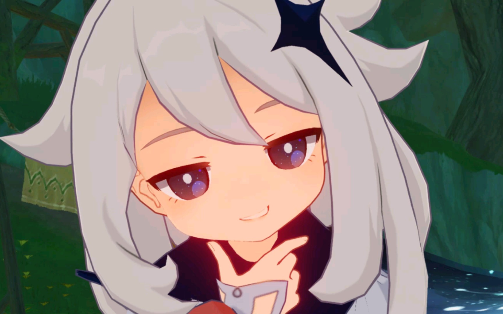 歪嘴笑的屑派蒙