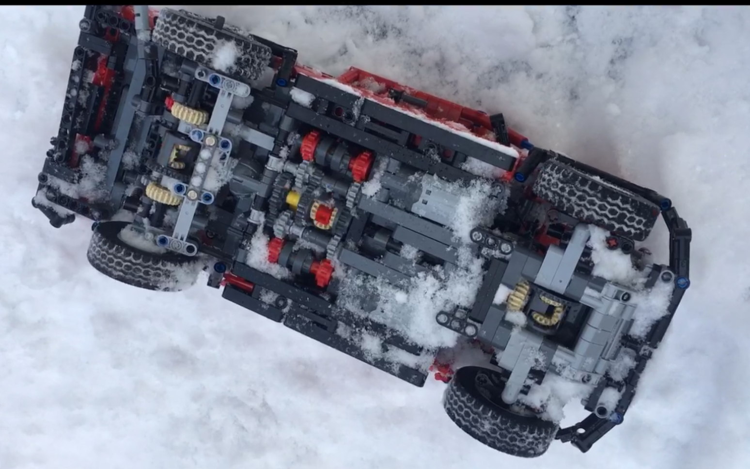 乐高荒川简单moc雪地测试