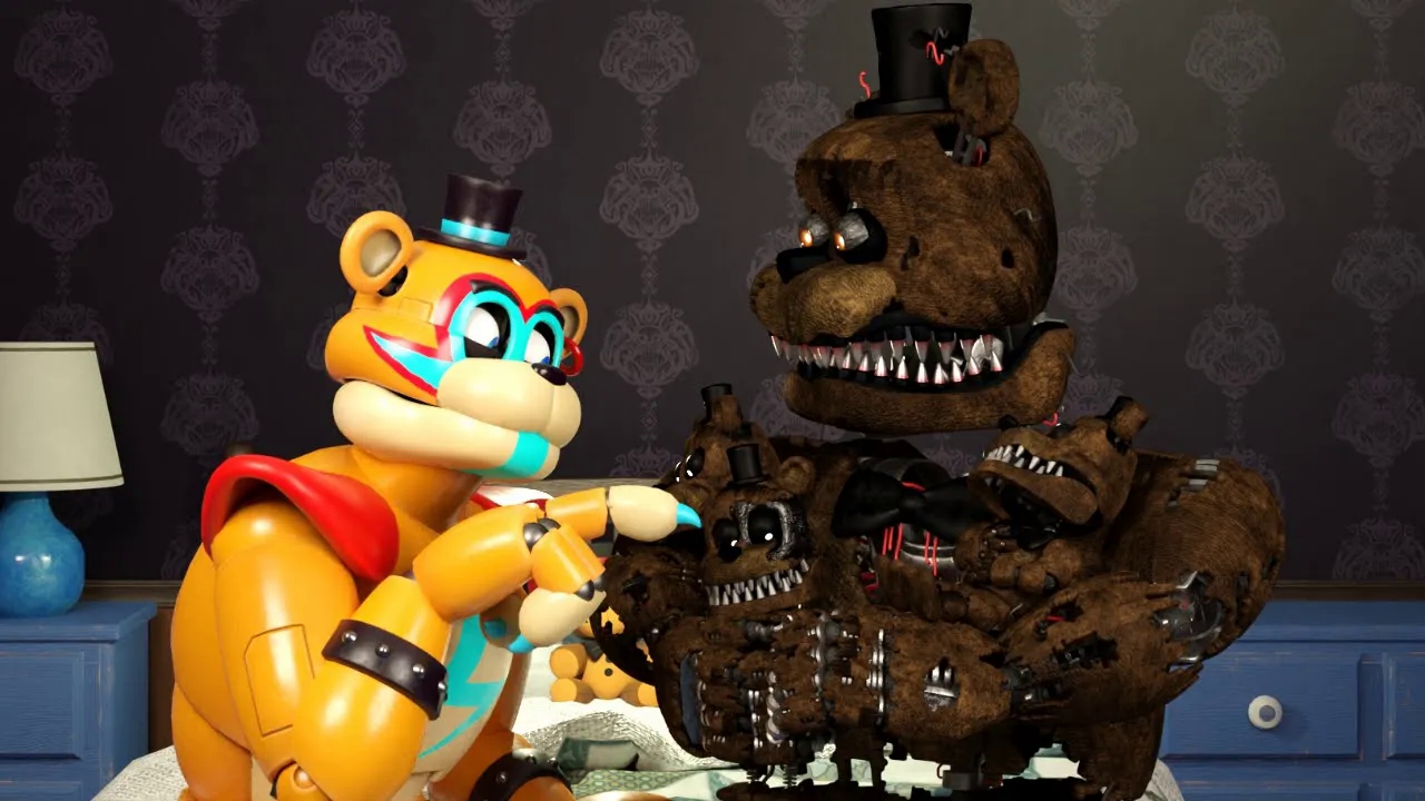 [图]【FNAF】当华丽摇滚组遇见噩梦组｜Glamrocks meet Nightmares