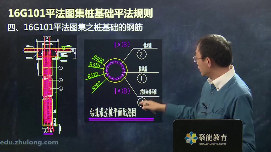 [图]4.31.16G101平法图集桩基础钢筋的布置