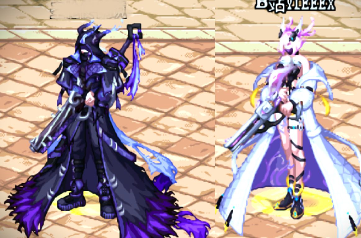 dnf韩服金秋幻影之城【至尊武器装扮】 展示03 高清画质!