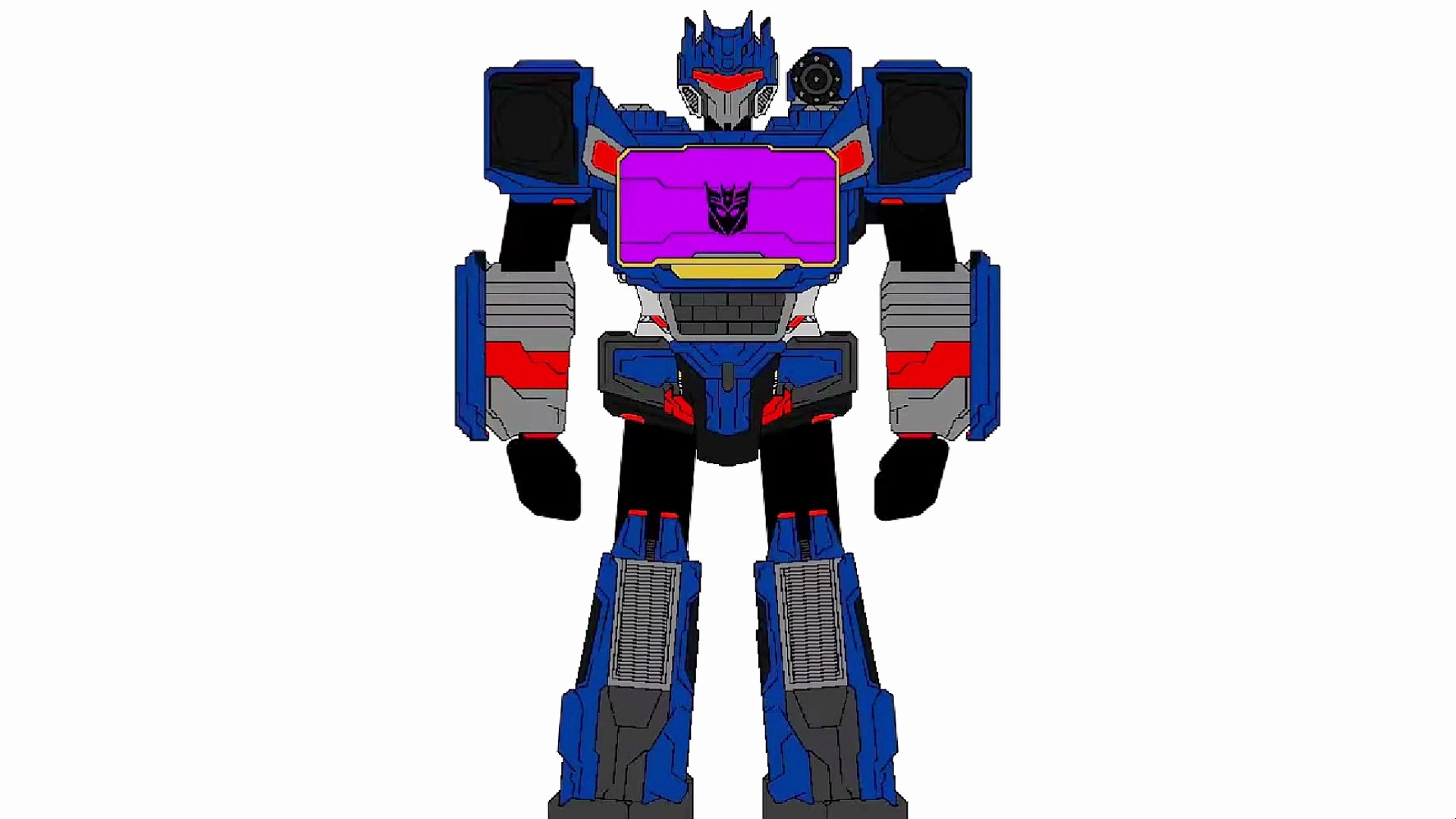 变形金刚 声波 变形动画展示.