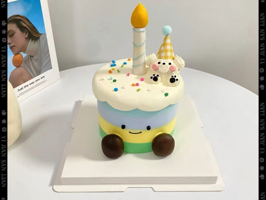 生日快乐!小蛋糕上的惊喜装饰