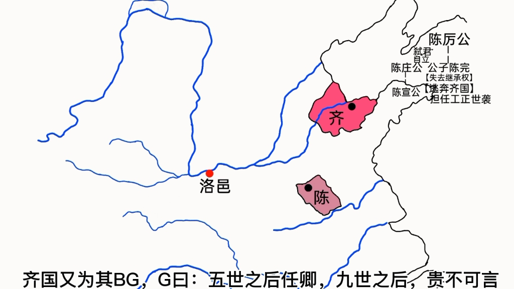 [图]春秋陈国公子陈完流亡齐国，后代鸠占鹊巢，田氏代齐