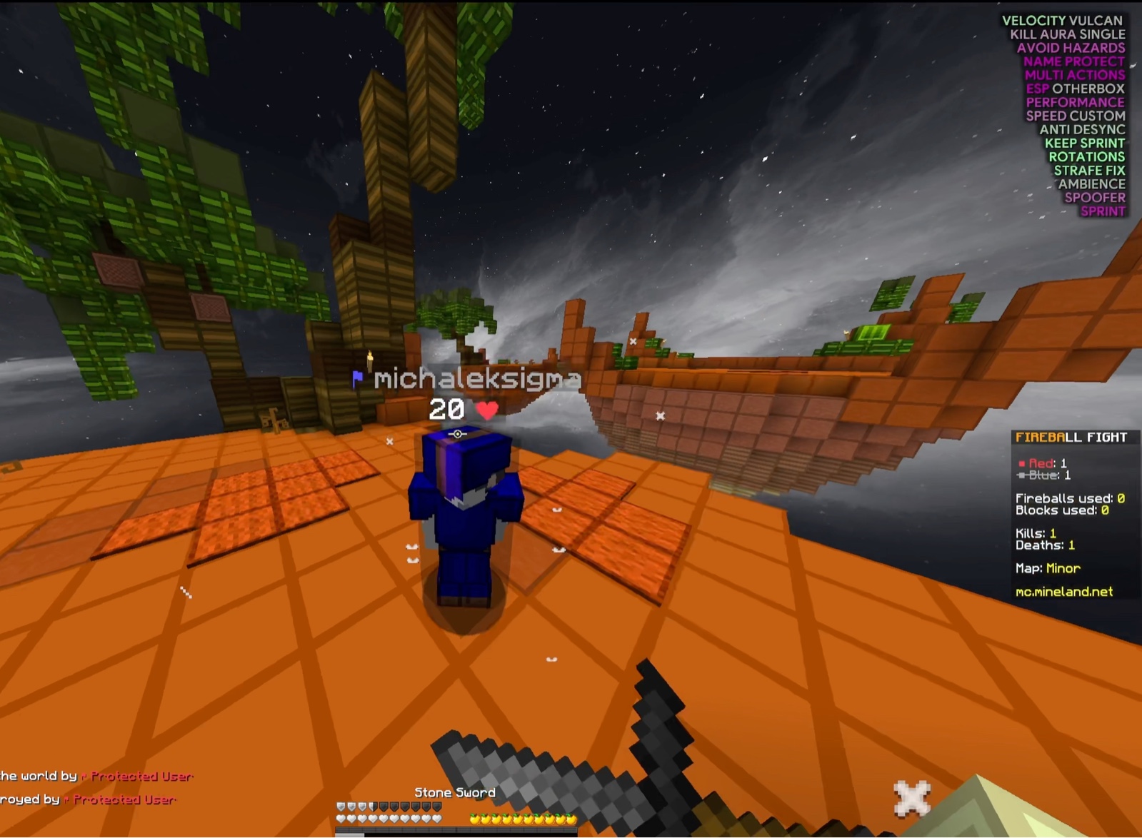 vulcan movement disabler / mineland