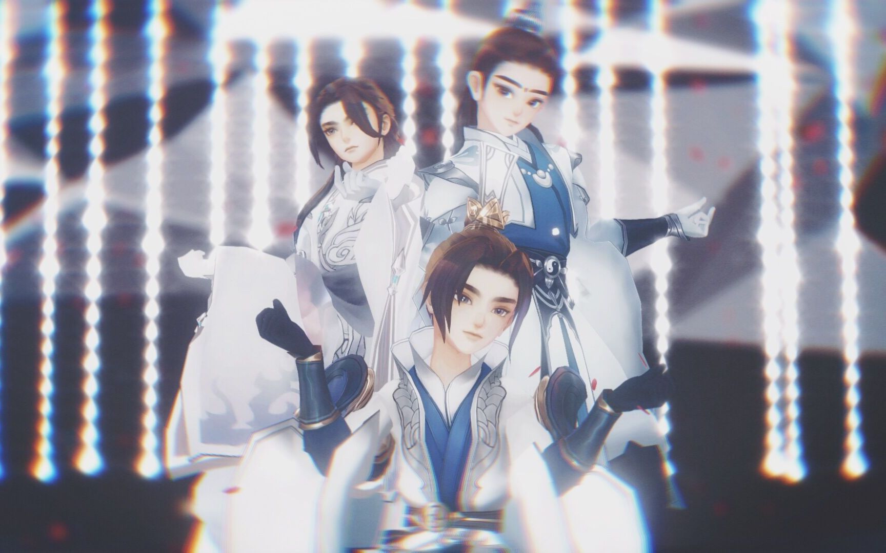 指尖江湖mmd剑气花今朝谢云流出尘李忘生风华东方宇轩