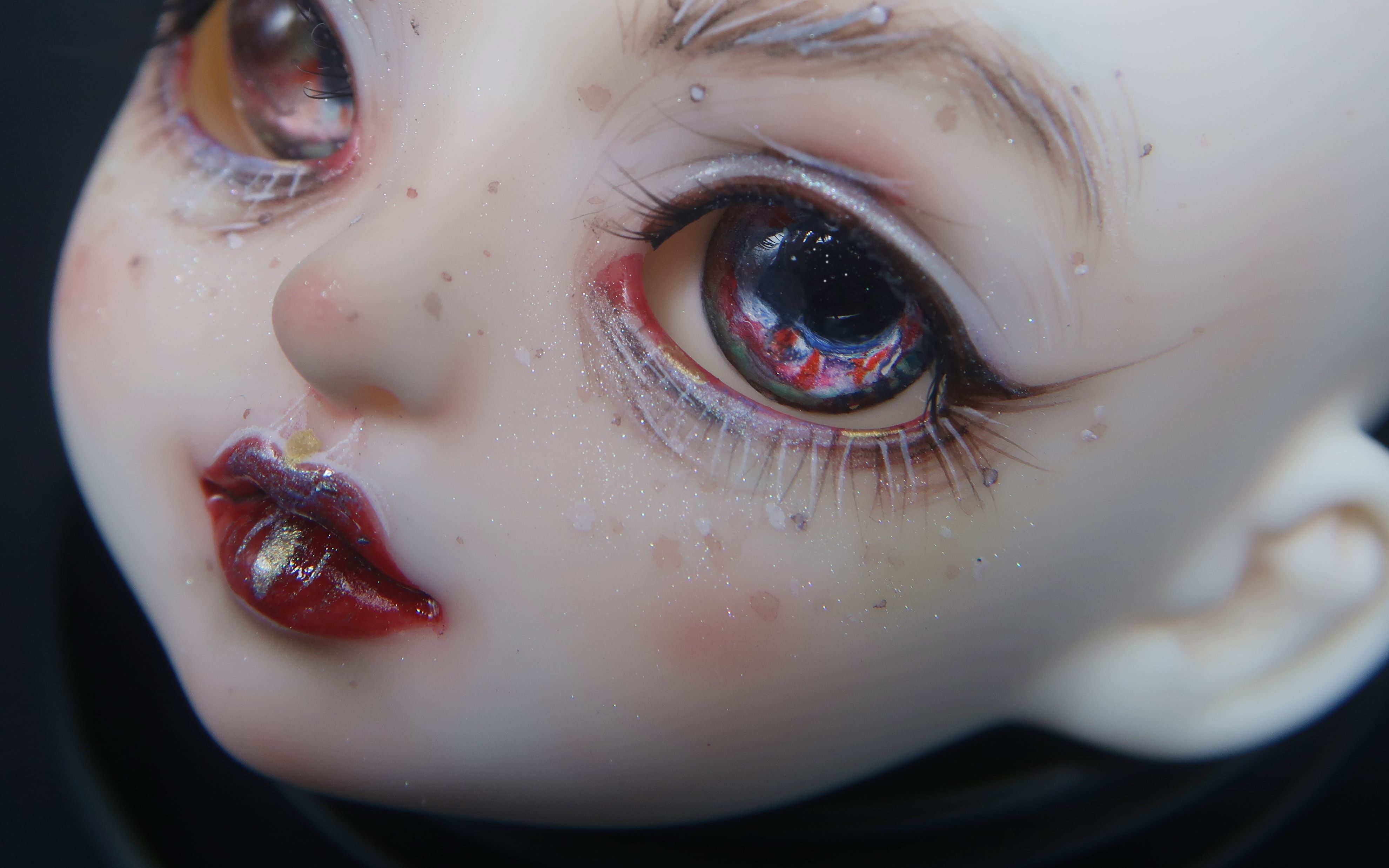 【bjd妆面】dl 柚子 暗黑复古风_哔哩哔哩 (゜-゜)つロ 干杯~-bili