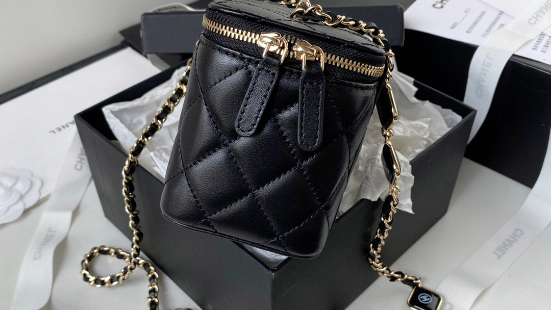 盘点一下高仿chanel香奈儿53b沧海遗珠菱形字母方a96018化妆小盒子