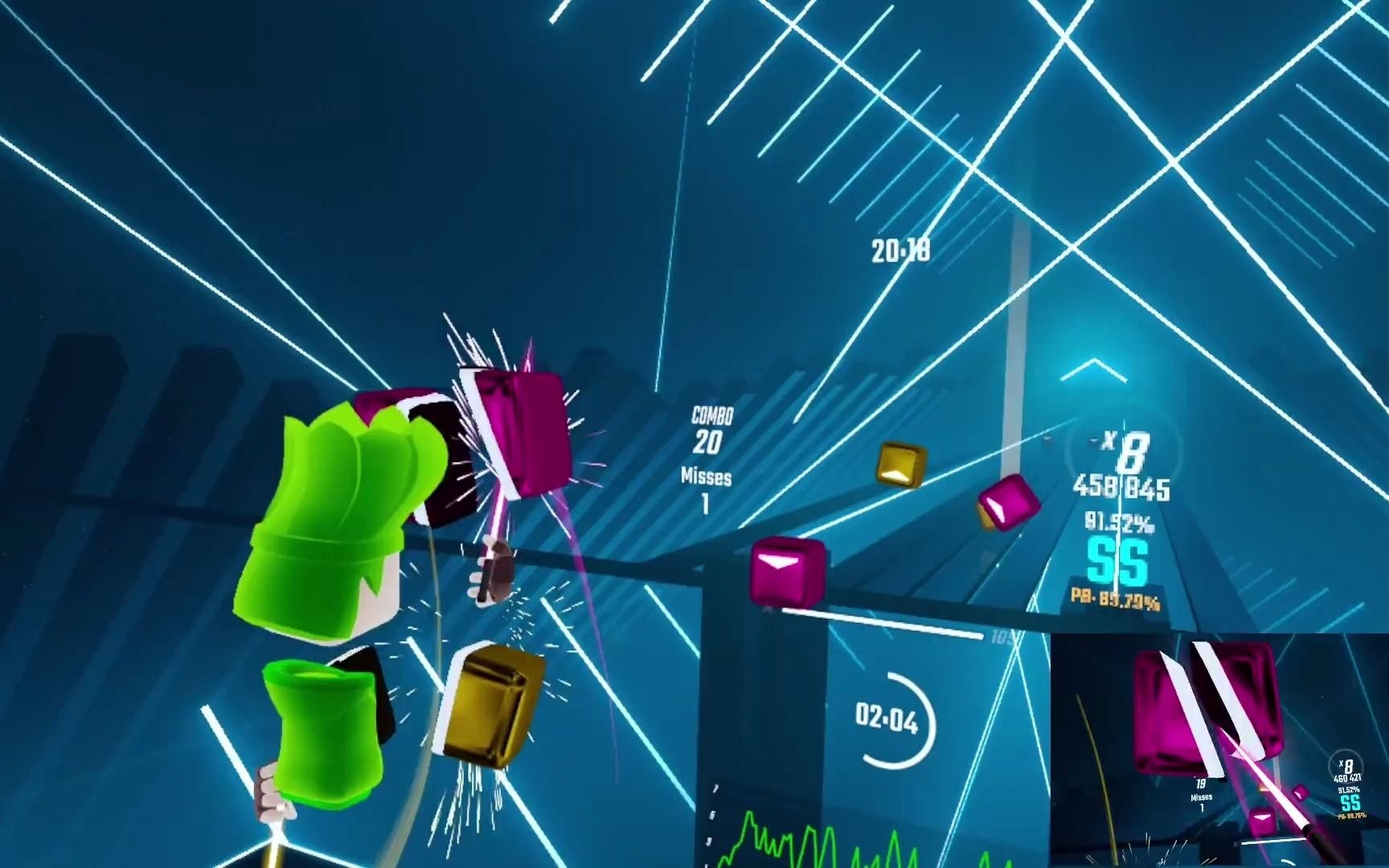 dragostea din tei beat saber quest2