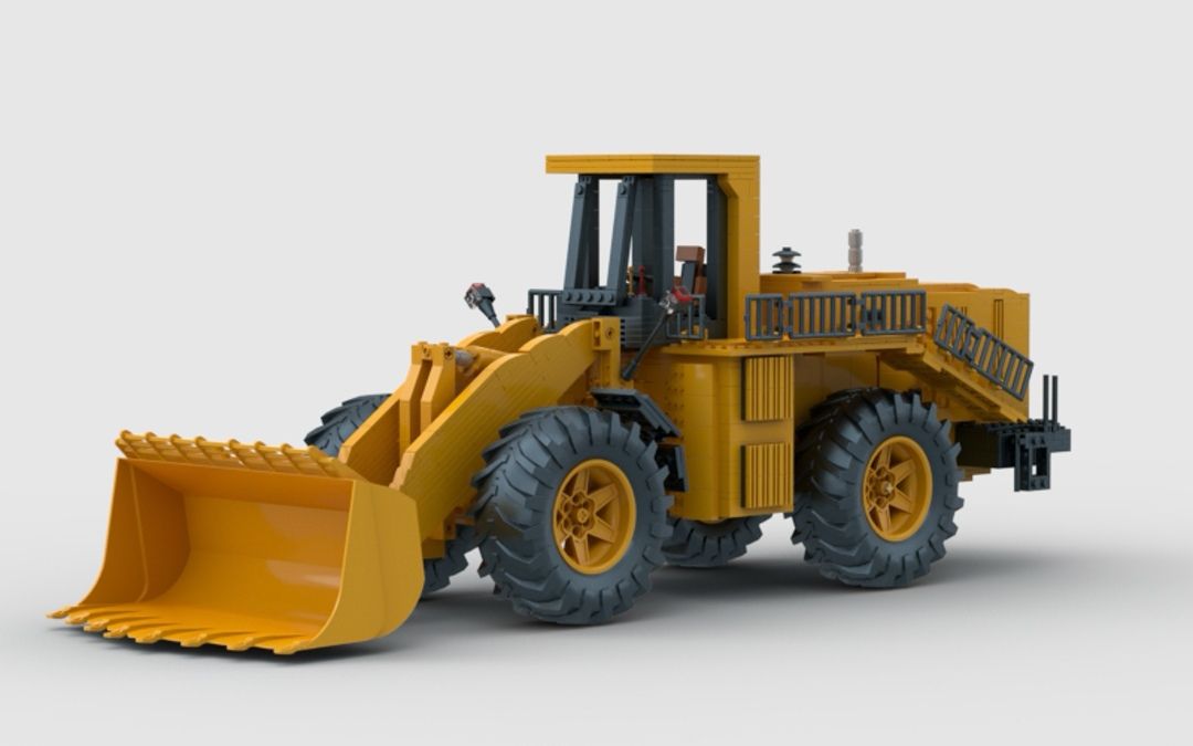 原创乐高moc 徐工装载机【制作过程】