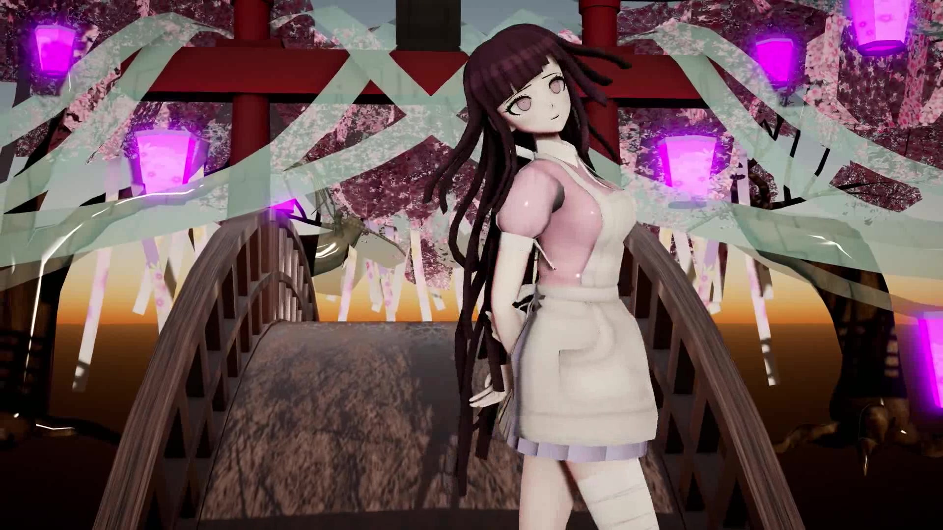 【弹丸mmd】罪木蜜柑的千本樱
