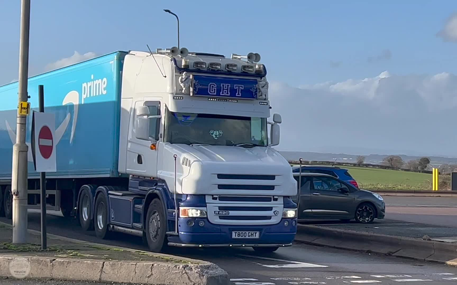 【欧洲卡车】【calm trucking】英国卡车拍摄第33集,m1服务区