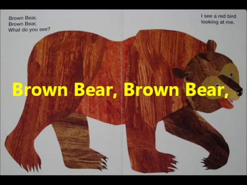 [图]Brown Bear Brown Bear What Do You See-with lyrics-童声唱读