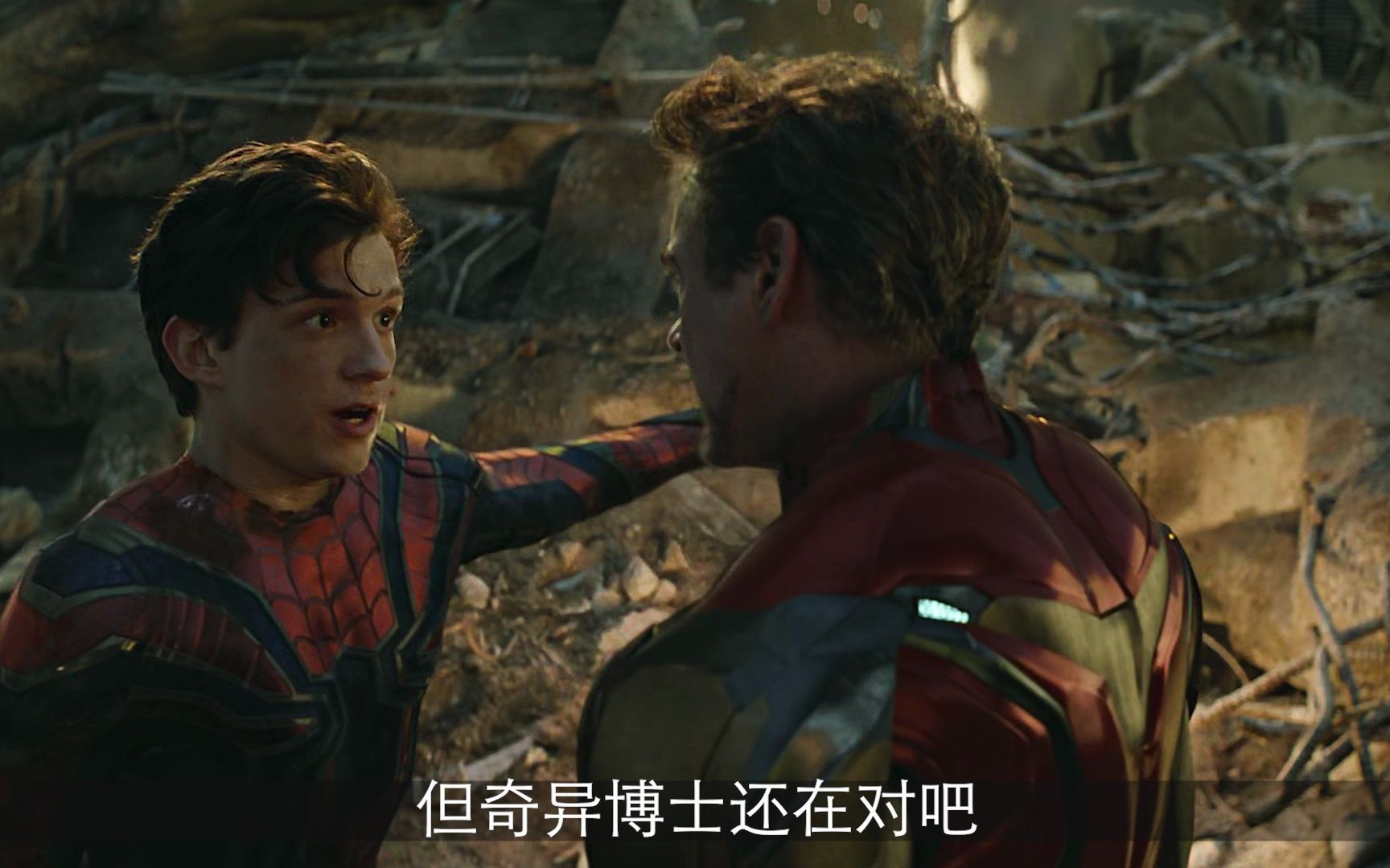 托尼和小蜘蛛真是行同父子