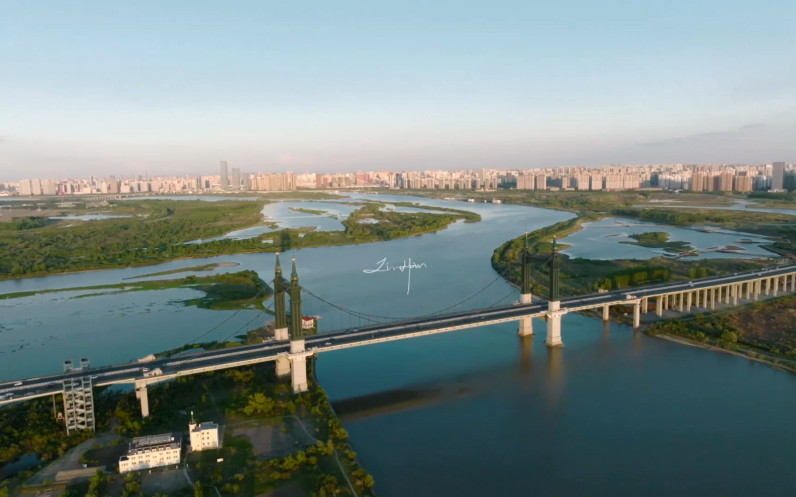 阳明滩大桥风格图片