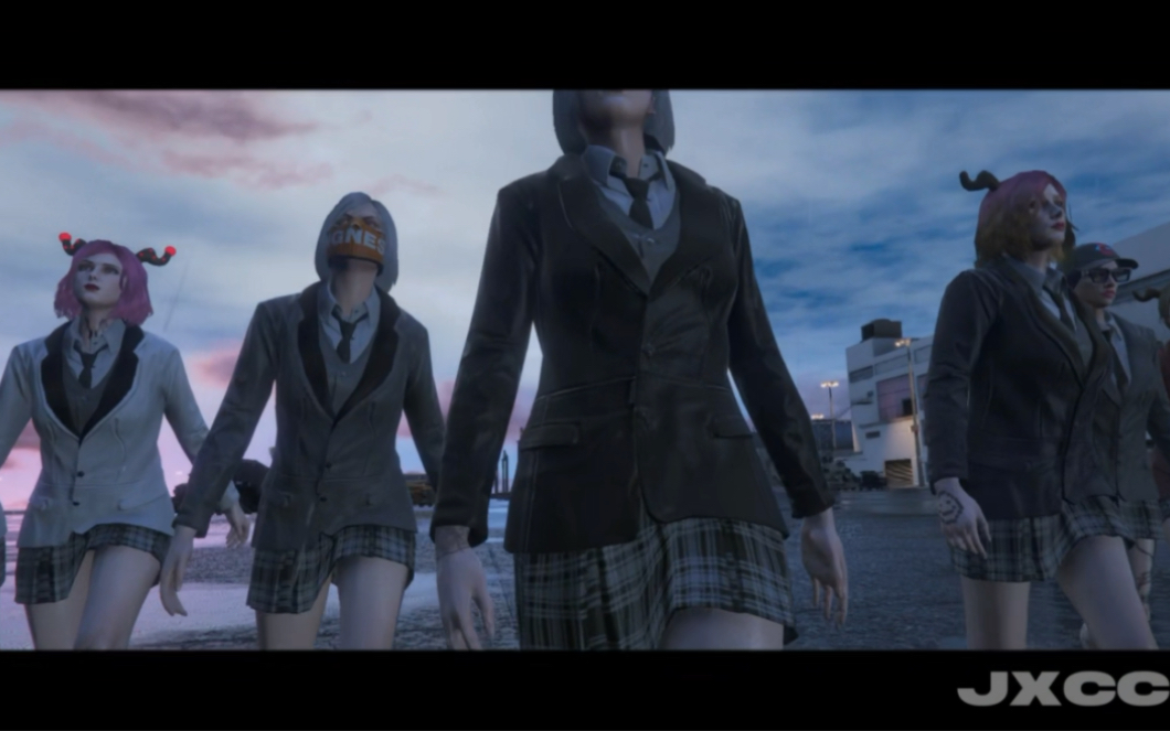 gta服装搭配,武装jk超好看