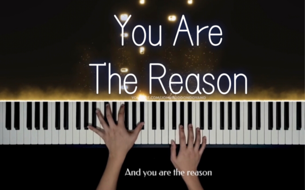 [图]油管搬运：Calum Scott - You Are The Reason | Piano Cover with John Rod Dondoyano